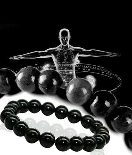 Pulsera turmalina negra unisex protectora 41ZCnnPpCBL. AC SR38. SL1000
