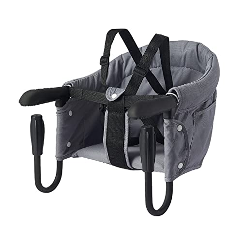 Fookens Hook On Baby High Chair, Clip On High Chair For Babies And Toddlers, Removable Babies High Chair That Attaches To Table, Foldable Baby Feeding Seat For Home And Travel Dining Table (Gray) #TOP2
