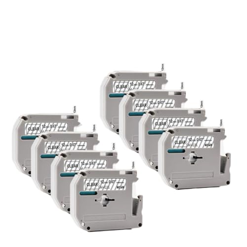 5PK 8PK 10PK MK231 �����p M �e�[�v 12mm ���n�ɔ� �v�����^�p�i PT-90 PT-70 PT-65 PT-85 �ƌ݊�������(8PK Black on Clear)
