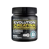 EVOLUTION, Monohidrato de Creatina, Suplemento Alimenticio, Creatina Monohidratada, Sugar Free, Pre Workout, Sin Sabor, 50...