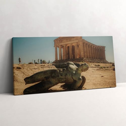 Image imprimée sur toile Sicile Italie grand tableau mural panoramique