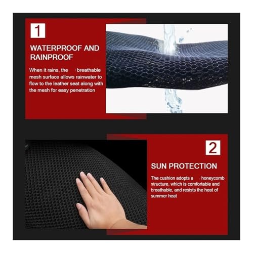 Funda asiento moto transpirable y protector de red para Z900 4