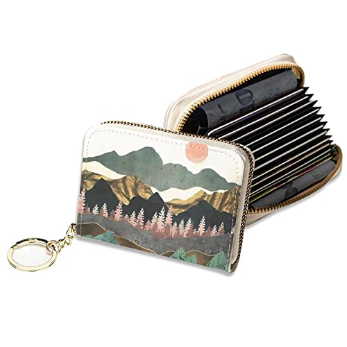 Image of Credit Card Holder, Stylish RFID-Blocking Slim Wallet, Mountain
