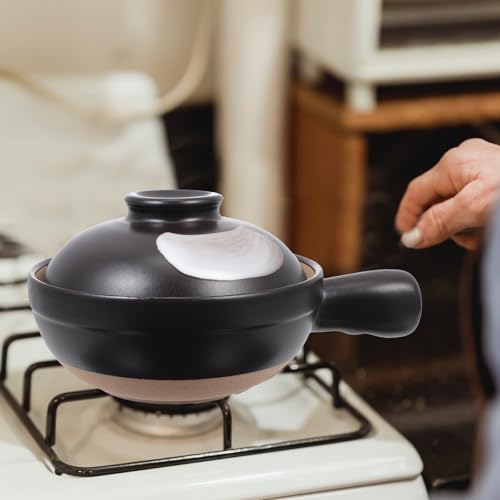 Marmite pour cuisson casserole résistante à la chaleur GARVALON noire