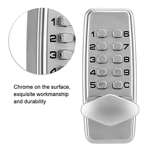 Serrure à code numérique pour porte de placard de jardin - 4