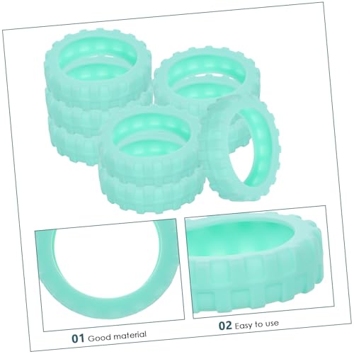 8pcs Luggage Wheel Covers Silicone Protector for Suitcase Wheels -wear -noise Easy Installation Fit for Caster Luggage3