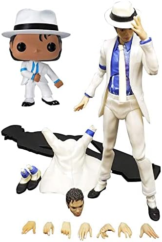 Singer Jackson Figure Smooth Criminal Anti-Gravity Lean Michael Action Figure Figurine Doll Toy