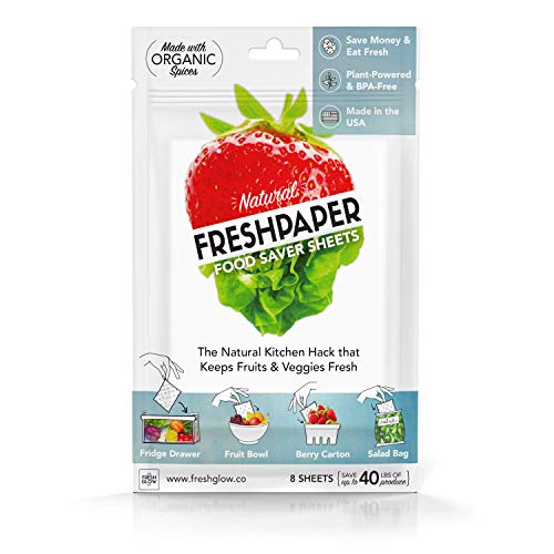 FRESHPAPER Food Saver Sheets for Produce | Keep Fruits & Vegetables Fresh |
