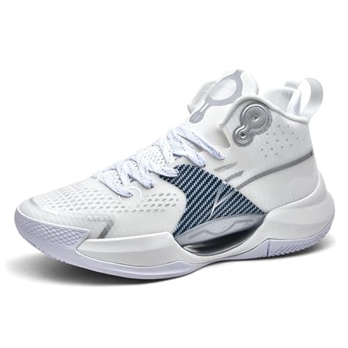 Botas deportivas de baloncesto para hombre con corte alto y suela antideslizante