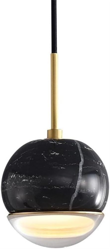 Suspension moderne pour chevet de chambre et escalier au design arrondi
