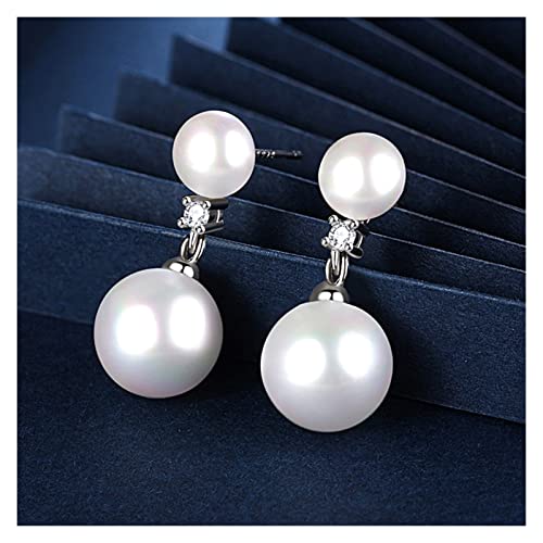 Boucles d'oreilles perles 12mm et cristal pour sublimer vos soirées
