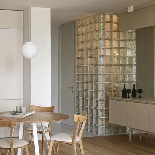 Blocs de verre isolants contre le bruit pour cloison de separation transparente - 4