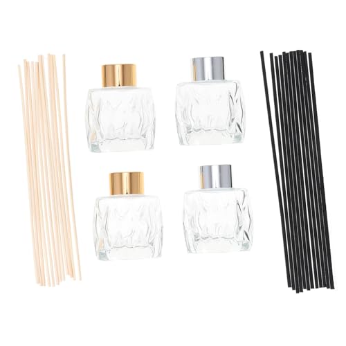 Set decorativo con botellas de aromaterapia y varillas de ratán miniatura 1