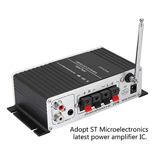 Alto-falante para carro, amplificador sem perdas portátil digital multifuncional A7 Bluetooth para c