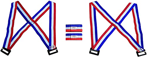 Forearm Forklift 2-Person Shoulder Harness And Moving Straps System, Lift Furniture, Appliances, Or Item Up To 800 Lbs. Safe And Easy Like A Pro, 2 Harnesses And 2 Straps, Go Usa Special Edition #TOP9