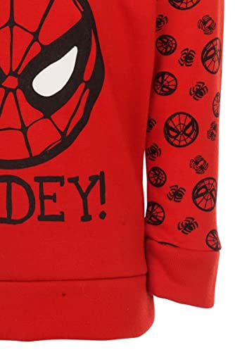 Marvel Avengers Spider-Man Fleece Pullover Hoodie and Jogger and Pants Outfit Set Toddler to Big Kid Sizes (2T - 18-20) - Image 5