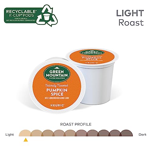 Image of Green Mountain Coffee Roasters Pumpkin Spice Coffee, Keurig Single-Serve K-Cup Pods, Light Roast, 96 Count