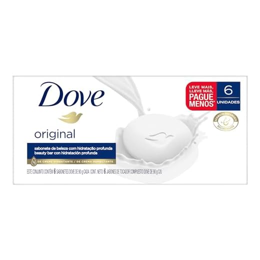 Dove Sabonete Em Barra Branco 90 Gr 6 Unidades