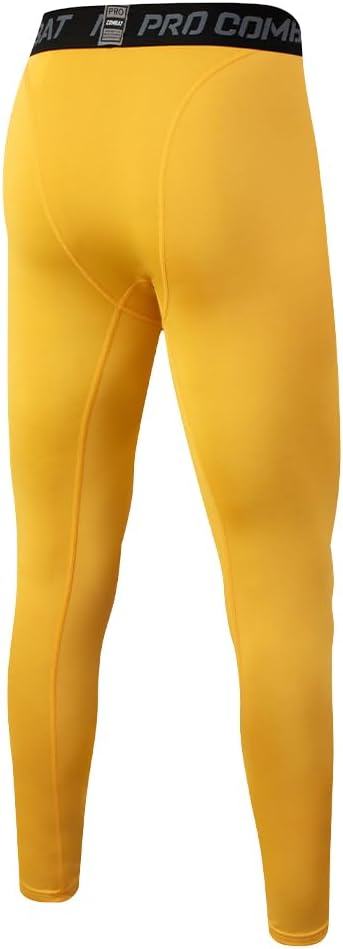 HYCOPROT Men's Compression Pants Athletic Tight,Leggings Base Layer Bottoms for Running Workout Sports Yoga Basketball - Image 4