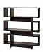 Monarch Specialties Hollow-Core High Modern Bookcase, 55-Inch, Cappuccino