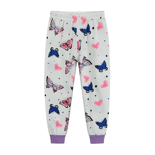 Little Hand Toddler Girls Pajamas Mermaid Cotton Pjs Jammies Fall Winter Long Sleeve Sleepwear Sets for Size 2-7T3