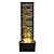 Warm Garden Illuminated Stone Cascade Waterfall Fountain – Elegant Indoor/Outdoor Water Feature with LED Lights, 38x11.6x16.3 inches