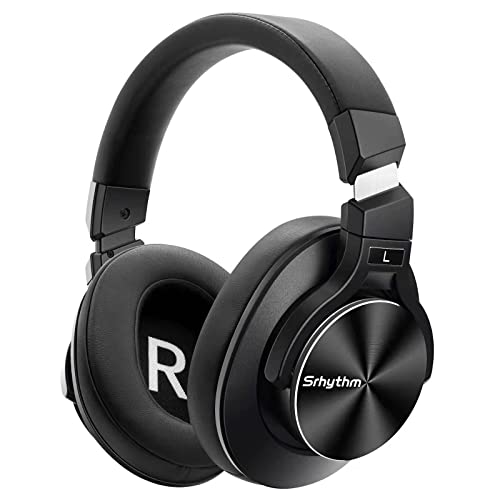 Drahtloser Kopfhörer mit Hybrid Aktiver Geräuschunterdrückung Bluetooth 5.0, Srhythm NC75 Pro Over-Ear mit CVC8.0-Mikrofon, Schnellladung, Hi-Fi, 40+ Std. Spielzeit