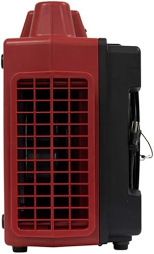 Miniatura 3 de XPOWER X-2480A - Depurador de aire comercial, aire negativo, 550 CFM, filtración HEPA de 3 etapas, 5 velocidades, cadena margarita, filtro de luz,