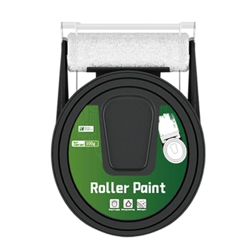 Brosse roulante de réparation murale, petit rouleau détachant mural, 11,4 x 8,9 cm, distribue de patching, rouleau de peinture au latex, rouleau blanc, outil de, compact et léger pour plus de