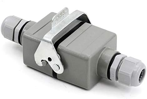 HDC-HE-004-Ⅵ Rectangular Heavy Duty Connector 4 Core Butt Industrial Waterproof Aviation Socket 500V 16A