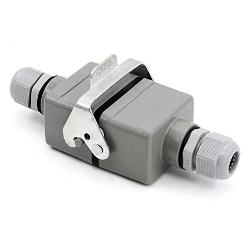 HDC-HE-004-Ⅵ Rectangular Heavy Duty Connector 4 Core Butt Industrial Waterproof Socket 500V 16A