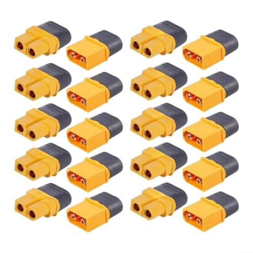 Conector de batería lipo XT60 XT90 hembra de nailon para coche RC y avión 72 fundas 7