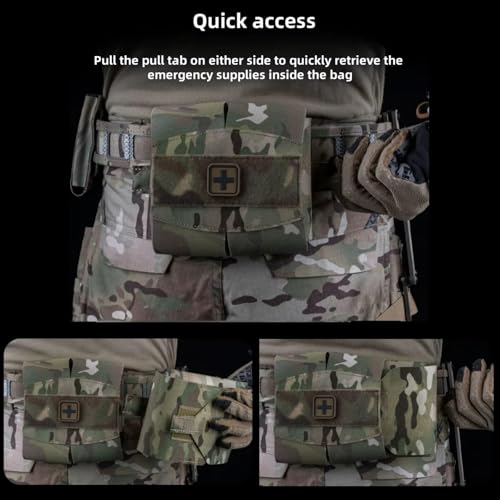 Pochette tactique micro IFAK pour traumatisme : soignez les blessures urgentes - 2