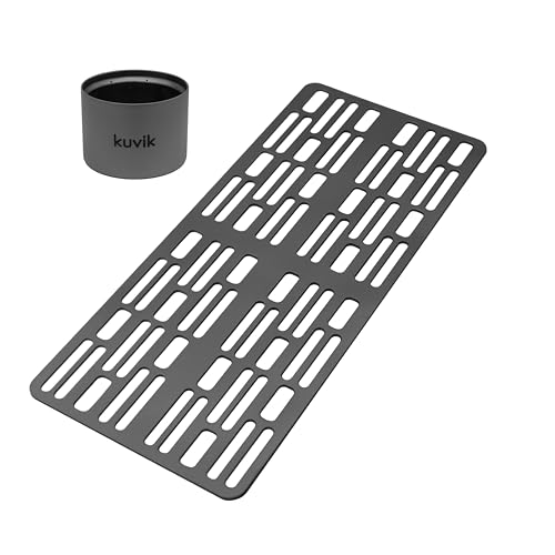 Kuvik Micro Titanium Siphon Alcohol Stove & Titanium Camping Grill Bundle