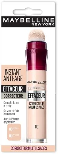 Maybelline New York Instant Age Rewind Eraser Concealer Korektor wygładzający, N° 00 (Ivory)