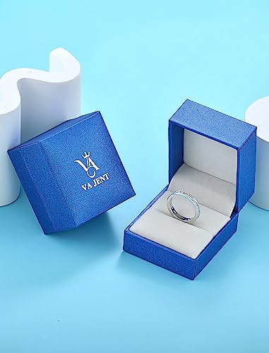 Eternity Ring 925 Sterling Silver Baguette Cut Cubic Zirconia Stackable Rings Wedding Bands Engagement Ring for Women,Size 5-104