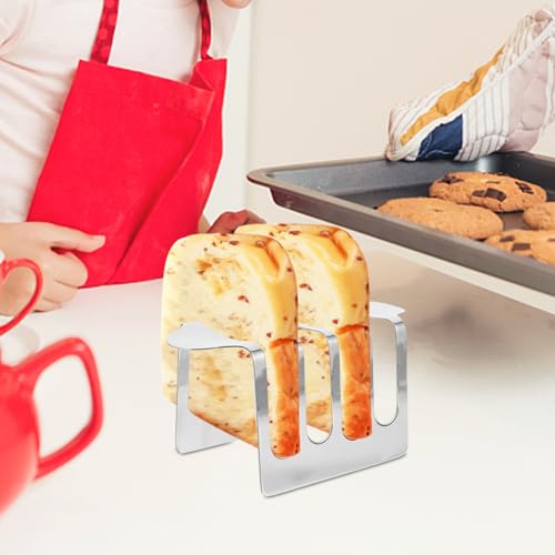 Rejilla para pan de molde de acero inoxidable estable para cocina de restaurante o casa 8