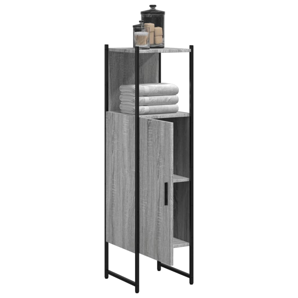 Armario de Baño con Estructura Robusta y Diseño Ahorrador de Espacio para Almacenamiento Amplio de Artículos de Tocador y Productos de Higiene Personal