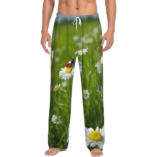 Pantalon de pyjama pour homme vêtement d'intérieur contre le froid en flanelle polaire