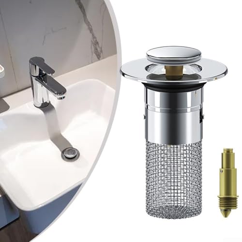 Colador desagüe de acero inoxidable ajustable 34-40 mm miniatura 5