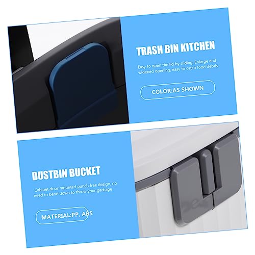 Caneca automática con tapa corrediza para cocina y baño miniatura 6