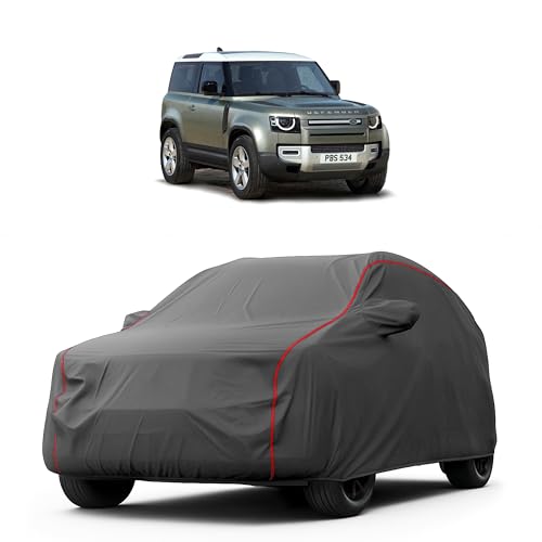 Image of Heavy-Duty Car Cover for Compatible with Land Rover Defender (2020 to 2025 All Models) Deluxe Car Protection Cover - Waterproof & UV-Resistant All-Season Exterior Protection