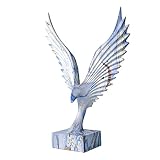 KITCISSL Deco Chambre Déploie Ses Ailes Statues Ornements Art Figurine Sculpture Bureau Statuette Decoration Statue Moderne pour Chambre Bibliothèque Meuble TV Décor, Cadeau (Color : Blauw)