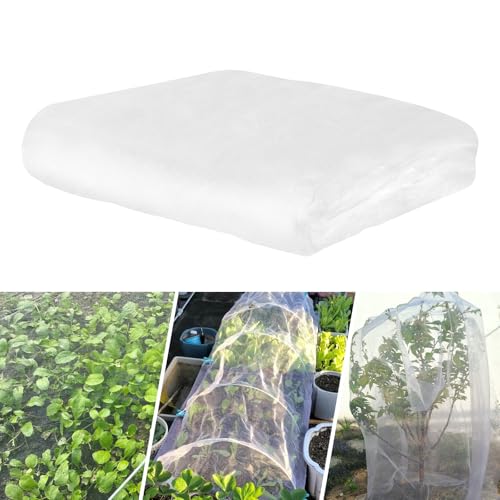 Xmart Filet Anti Insecte 2.5 x 6m Voile Anti Insecte Potager Filet de Protection pour Légumes Peut Être Coupé pour L'intérieur et L'extérieur Protège Plantes Fleurs Fruits et Légumes