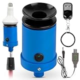 Light Bulb Changer for High Ceilings - Vacuum Operated High Ceiling Light Bulb Changer Tool, Remote-Controlled Bulb Changing Kit (Pole not Included)