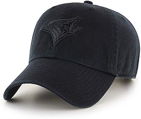 '47 Brand Toronto Blue Jays Clean Up MLB Dad Hat Cap Black/Black