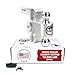 Weigh Safe CTB6-2, 6" Drop 180 Hitch w/ 2" Shank/Shaft, Adjustable Aluminum Trailer Hitch & Ball Mount, Chrome Plated Steel Combo Ball (2" & 2-5/16") and a Double-pin Key Lock