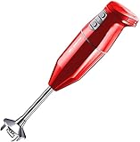 ESGE-Zauberstab cordless, Li-Ion Akku Stabmixer, kabellos, bis zu 13.000 U/min, Eintauchtiefe 23 cm (Red) 95102