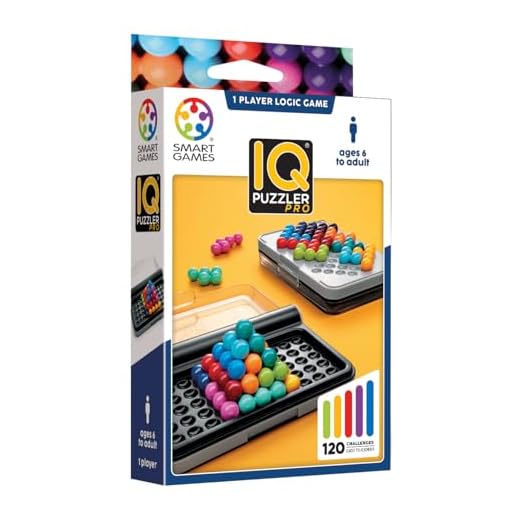 Smart Games SG455 IQ-Puzzler PRO, Geschicklichkeitsspiel, Reisespiel, Gehirntraining
