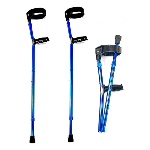 Béquilles de sécurité à manches pleines pour éviter les chutes et stabiliser la marche adulte